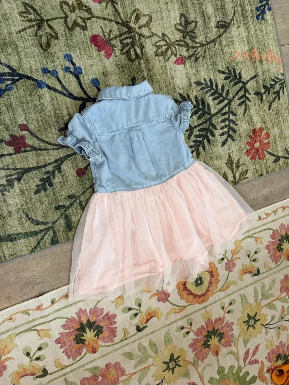 OshKosh B'gosh Denim & Tulle Dress Size 2T Toddler Girl